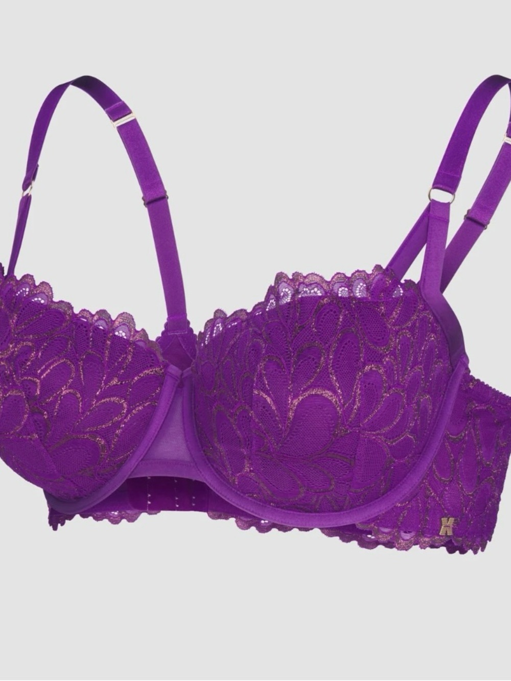 Savage X Fenty Purple Lace Underwire Bra